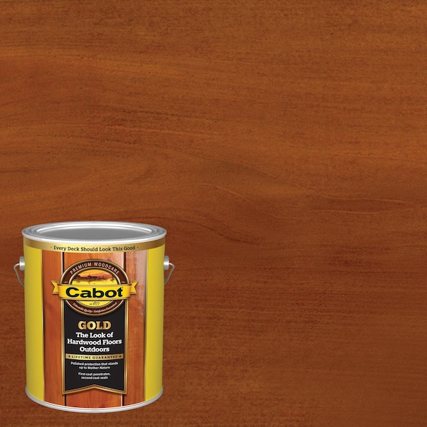 Cabot Gold Satin Sunlit Walnut OilBased Deck Varnish 1 gal 140.0003471.007 Zoro